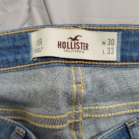 hollister 30x33 new with tags boot cut jeans - Picture 5 of 7